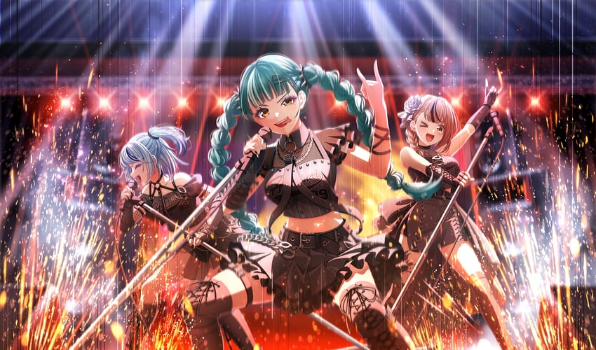 joujima momo, mizuhara asumi, and kotomiya chitose (cinderella series and 1 more)