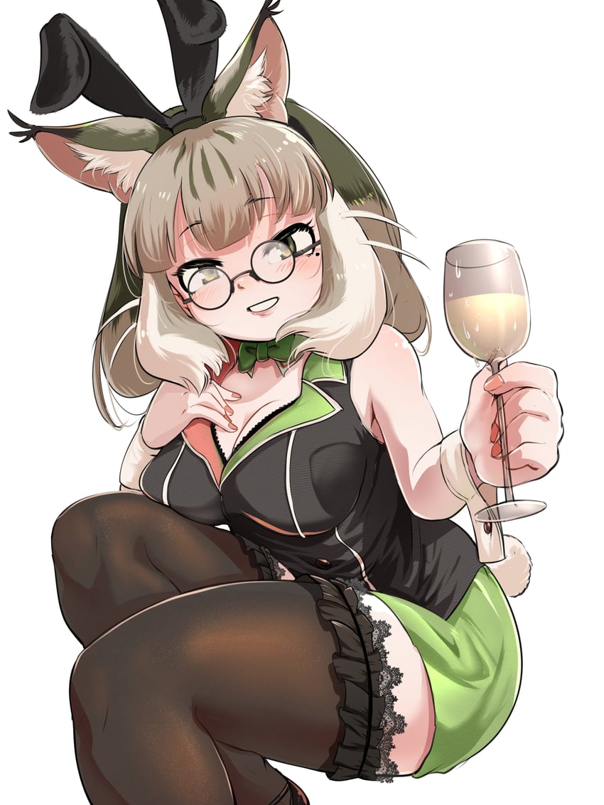 jungle cat (kemono friends and 2 more) drawn by mcgunngu