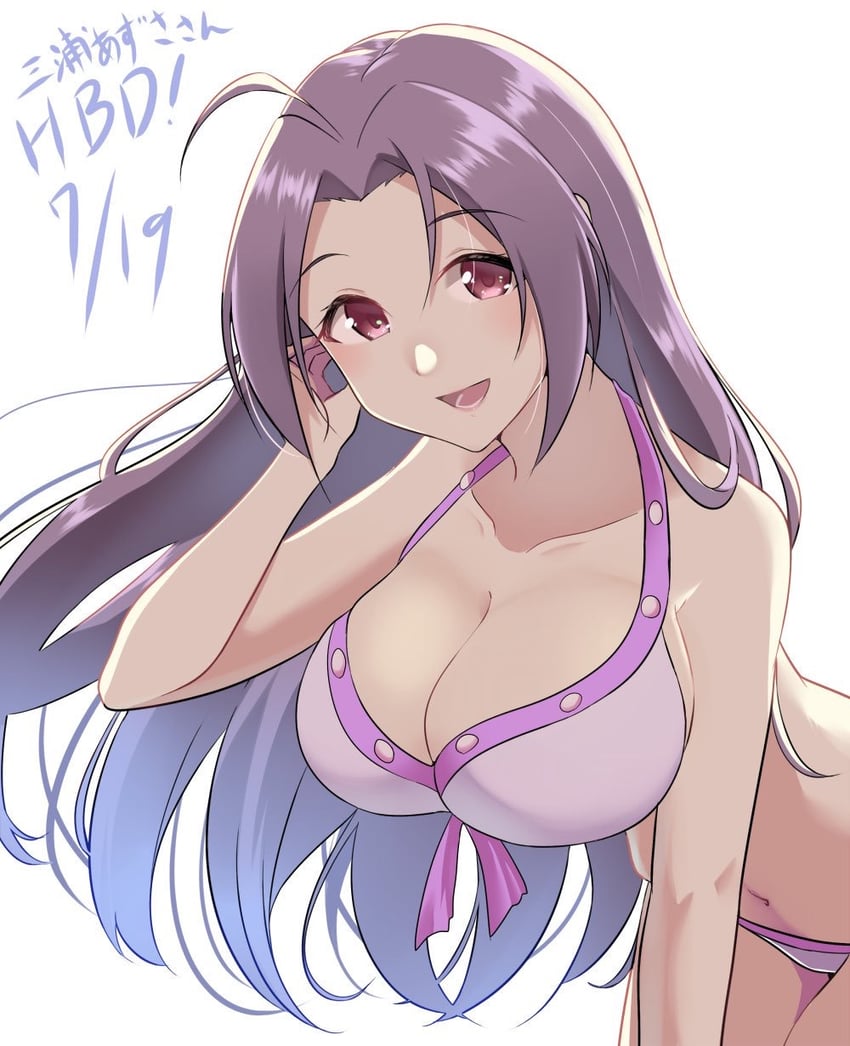 miura azusa (idolmaster) drawn by haibarasaika