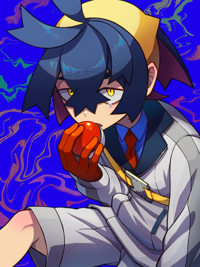 kieran (pokemon and 1 more) drawn by shakushaku_(nikutama)