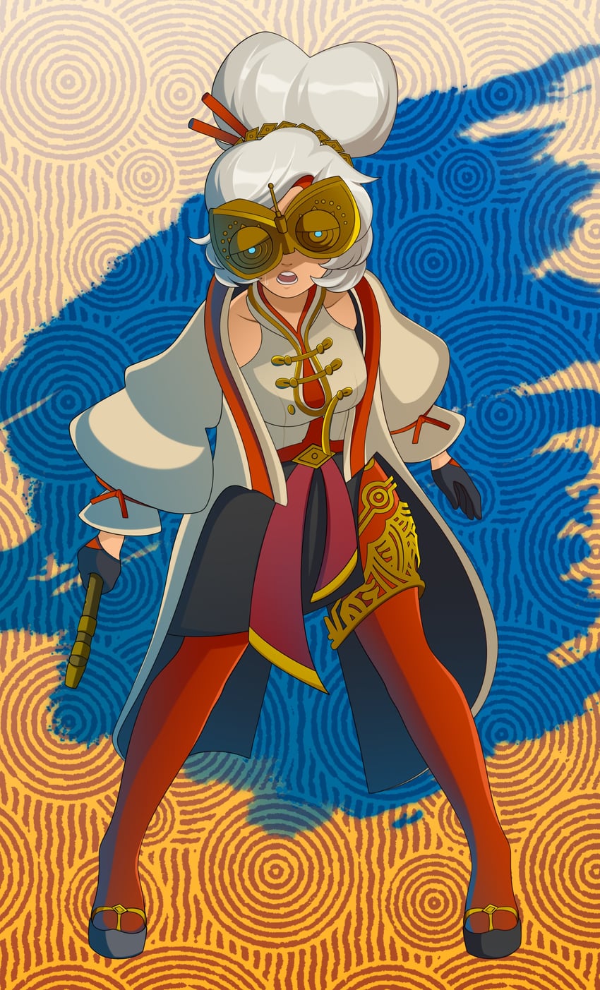 purah (the legend of zelda and 1 more) drawn by deebyfeeby
