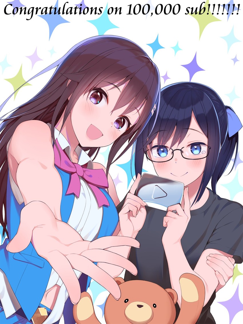 tokino sora, ankimo, and a-chan (hololive) drawn by lunch_(shin_new)