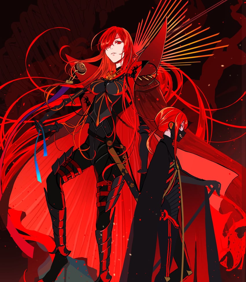 oda nobunaga and oda nobukatsu (fate and 1 more) drawn by yui_(tamagohan)