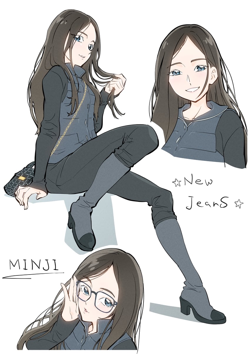 minji (real life and 1 more) drawn by itaoka1