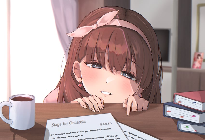 sakuma mayu (idolmaster and 2 more) drawn by koyama_hiyu
