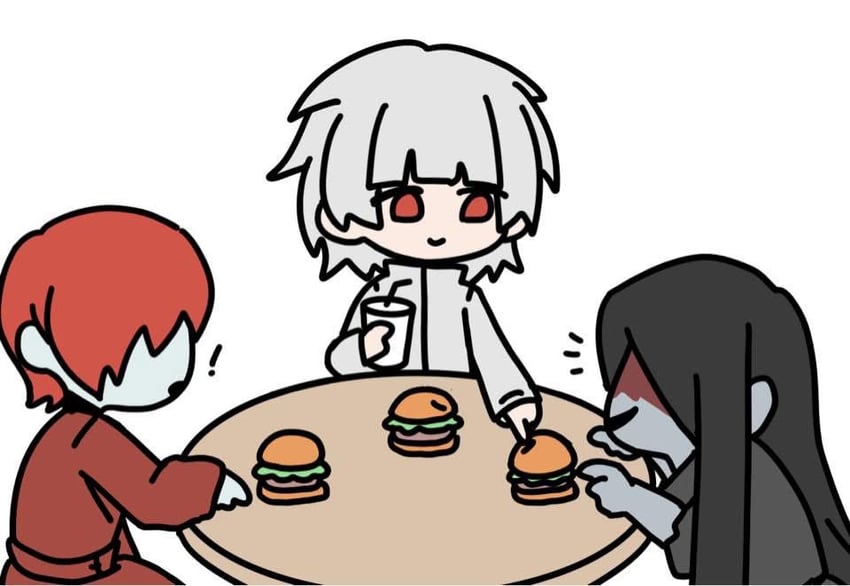 heroine, mr. crawling, and mr. scarletella (homicipher) drawn by neko_(yuayew6upxukfre)
