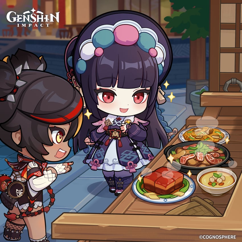 yun jin and xinyan (genshin impact)