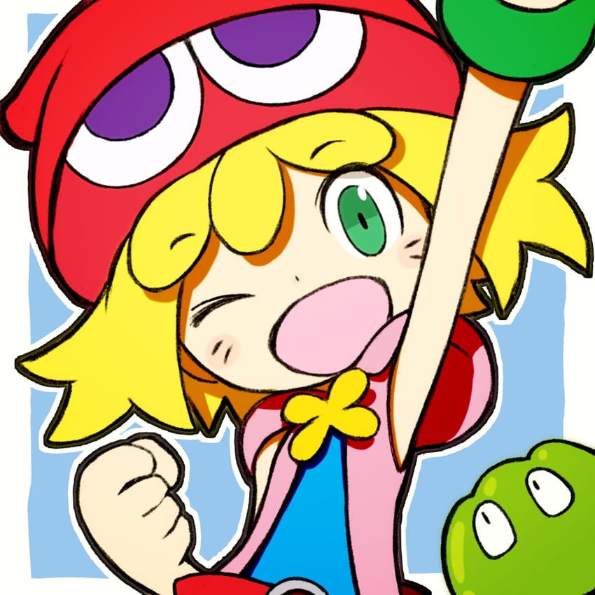 amitie and krino sandra (puyopuyo and 1 more) drawn by beeru_(veil8801)