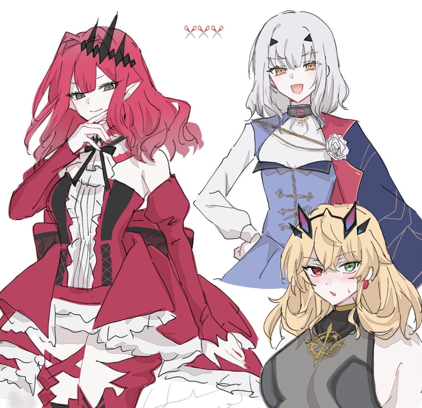 baobhan sith, melusine, and barghest (fate and 1 more) drawn by nekwnek
