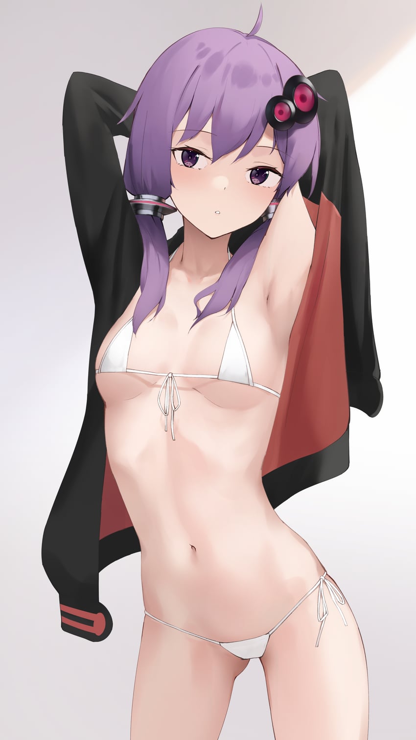 yuzuki yukari (vocaloid and 1 more) drawn by penguin_(dx19291005)