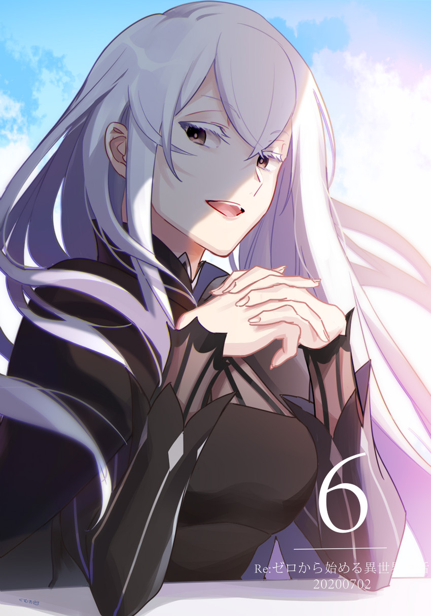 echidna (re:zero kara hajimeru isekai seikatsu) drawn by kumuo_(mirakurufusao)