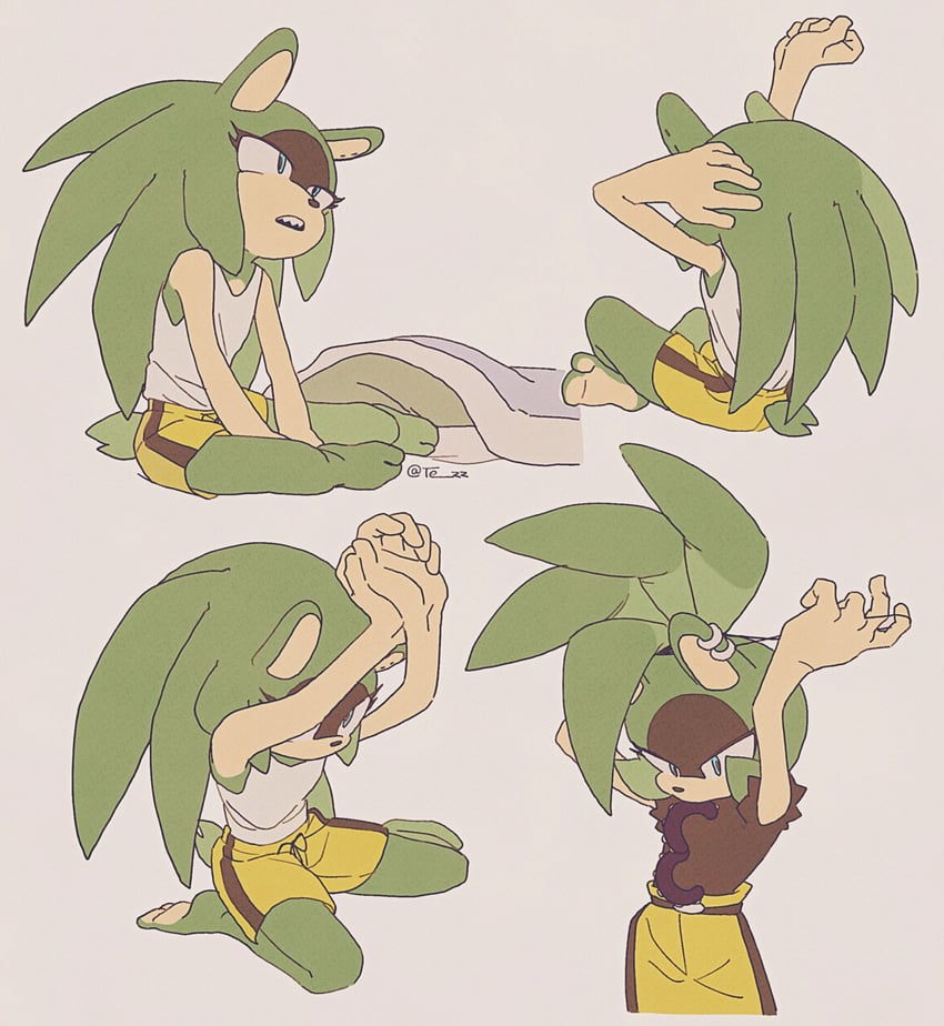 surge the tenrec (sonic and 1 more) drawn by tezz