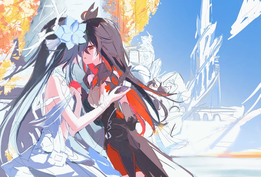 seele vollerei and seele (honkai and 1 more) drawn by huanxiangfengmi09151