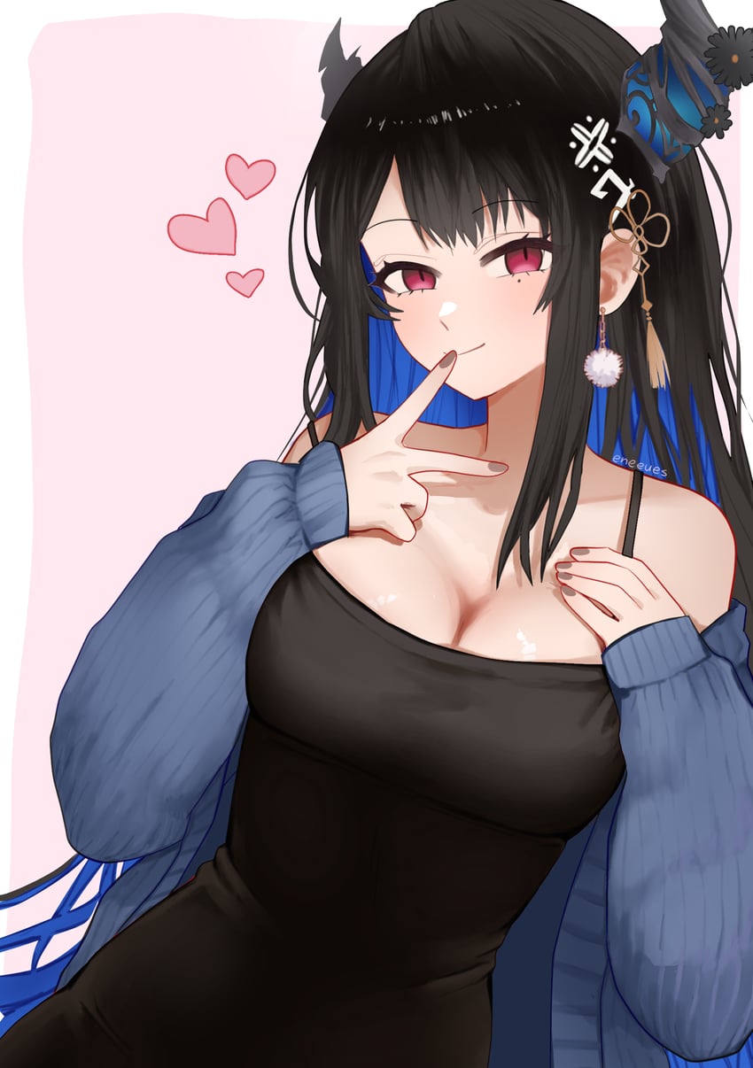 nerissa ravencroft (hololive and 1 more) drawn by eneeues