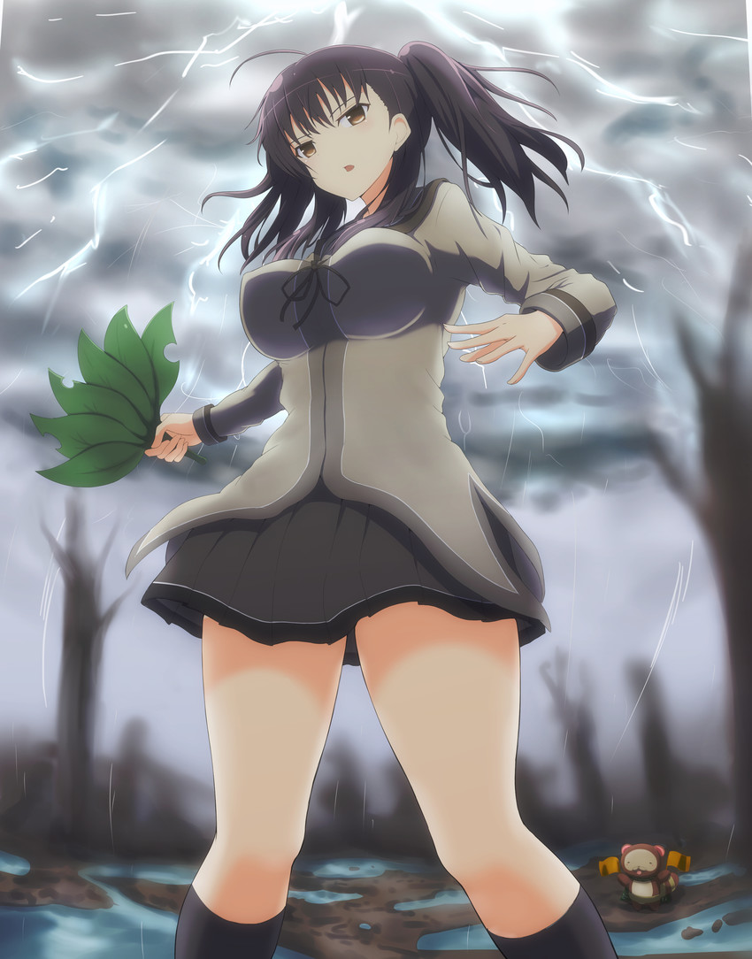 misato and pontarou (senran kagura and 1 more) drawn by furiruno