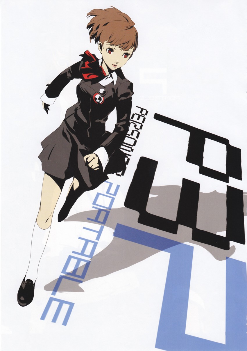 shiomi kotone (persona and 2 more) drawn by soejima_shigenori