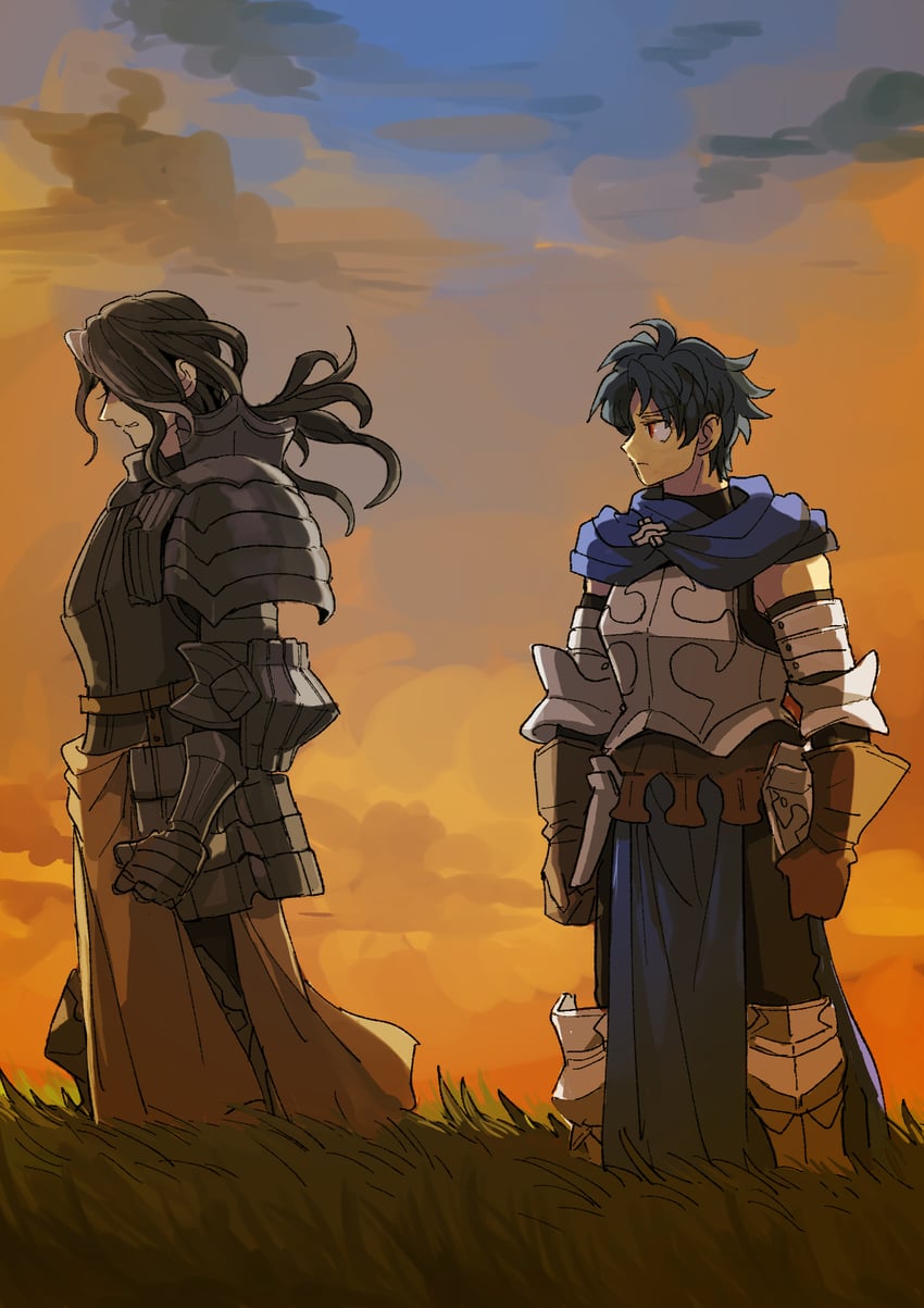 alain and renault (unicorn overlord) drawn by kumakoro_(tetsupag)