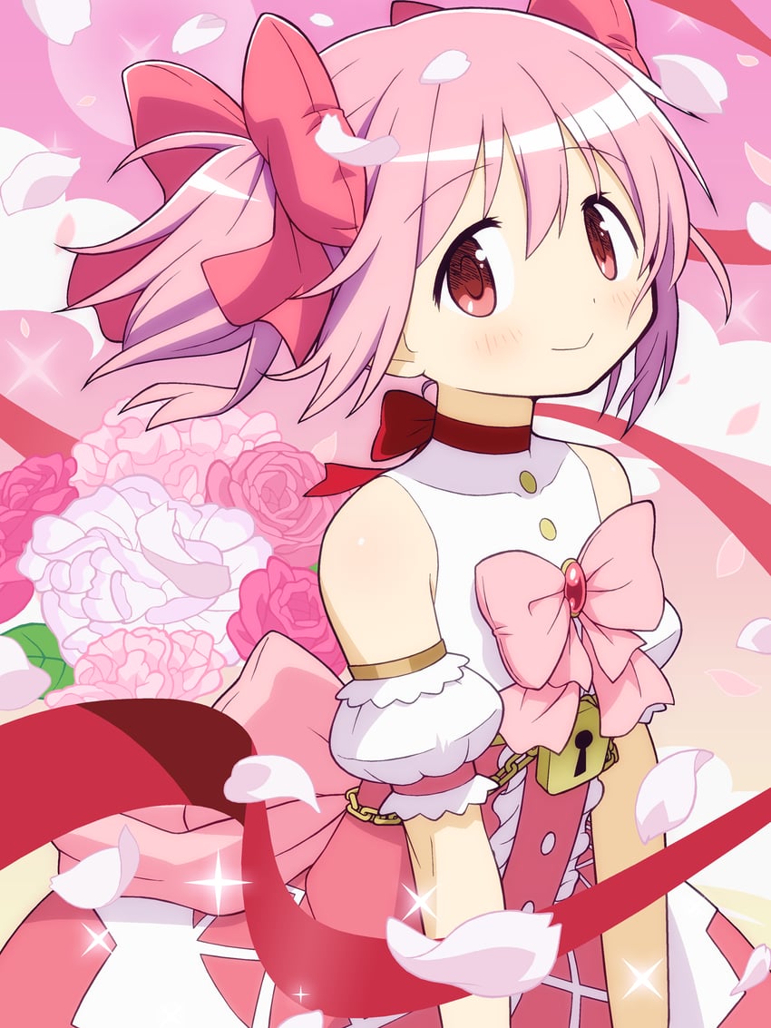 kaname madoka (mahou shoujo madoka magica and 1 more) drawn by gecchu