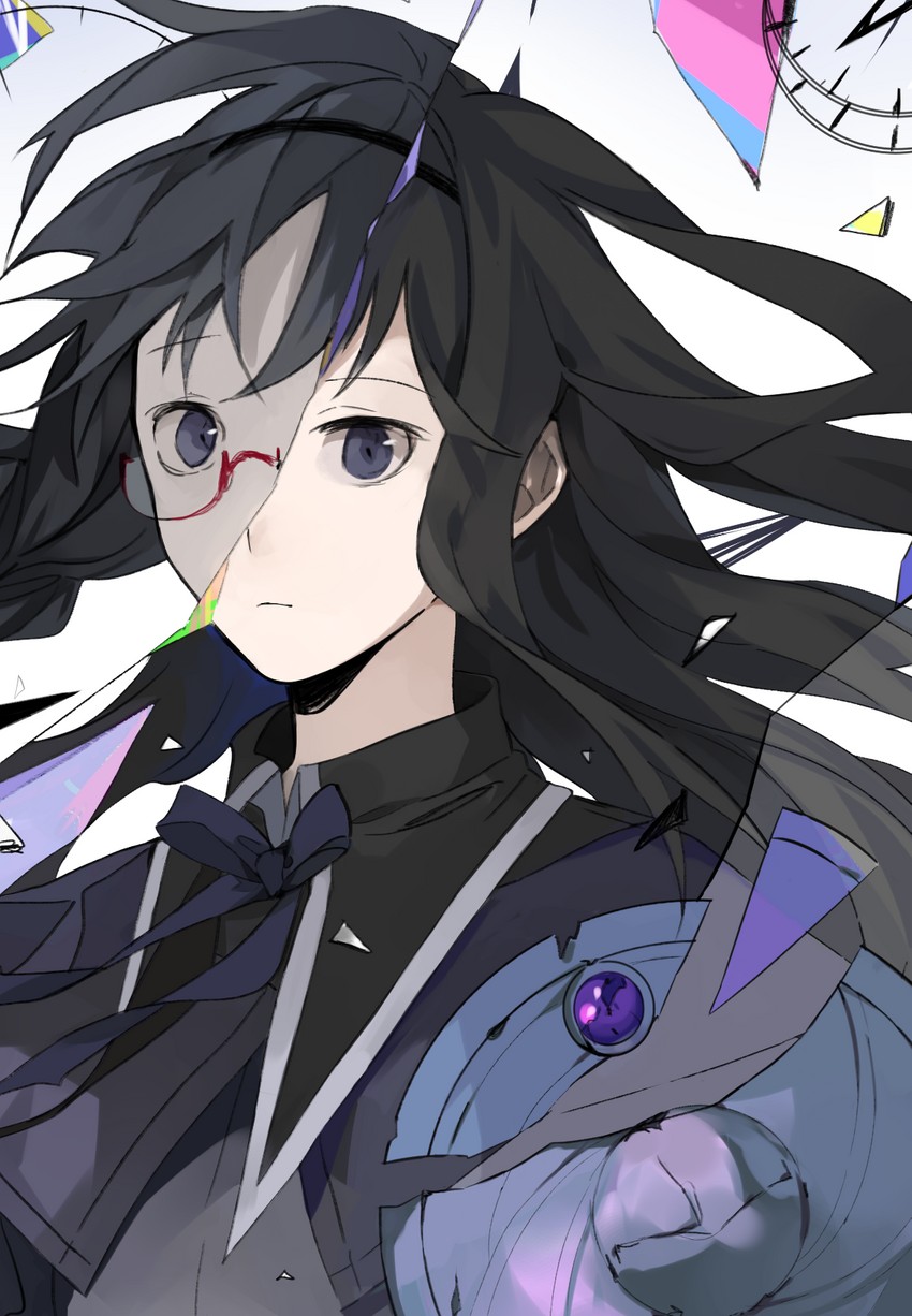 akemi homura (mahou shoujo madoka magica) drawn by mumei_(2183942)