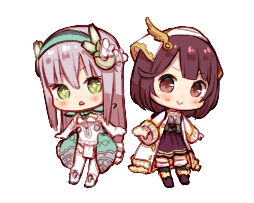sophie neuenmuller and plachta (atelier and 1 more) drawn by kinakonato