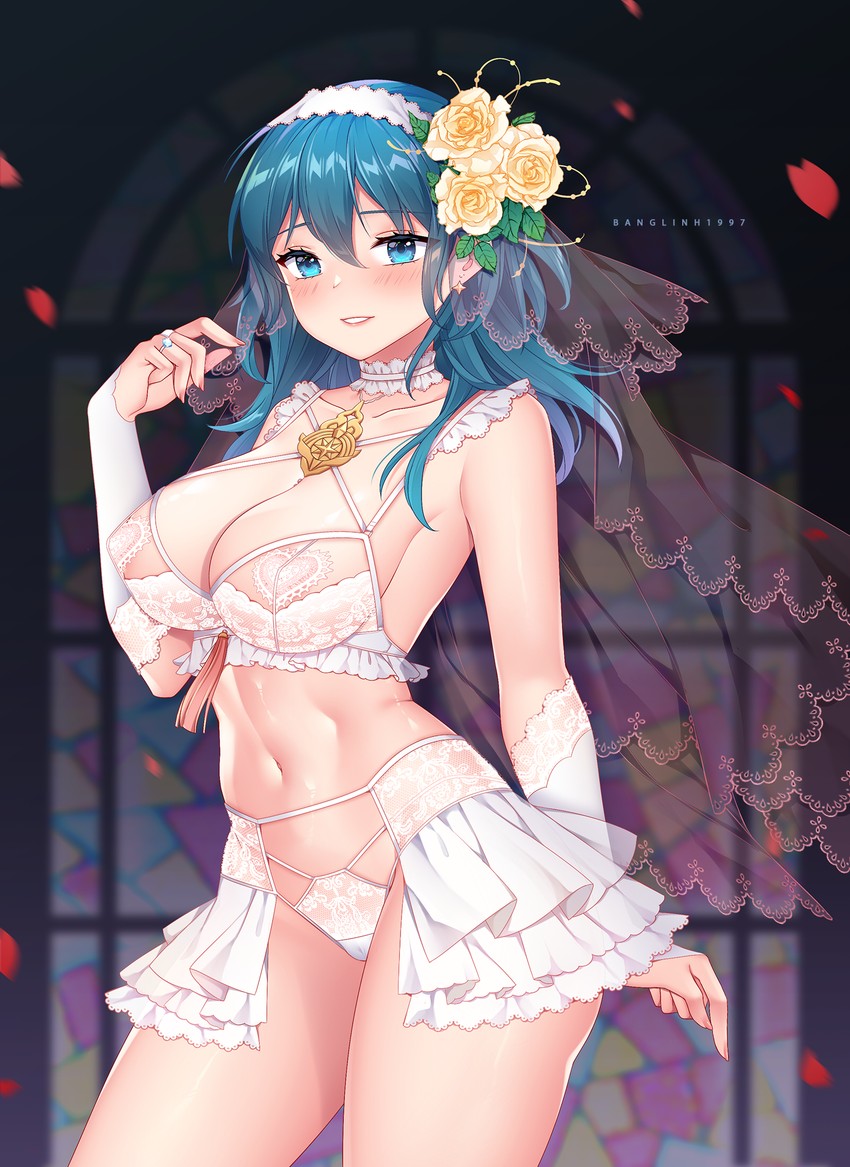 female byleth (fire emblem and 1 more) drawn by banglinh1997