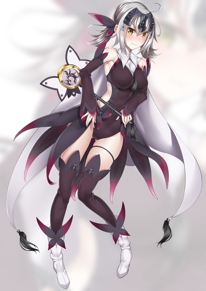 jeanne d'arc alter, miyu edelfelt, and magical sapphire (fate and 2 more) drawn by watosu
