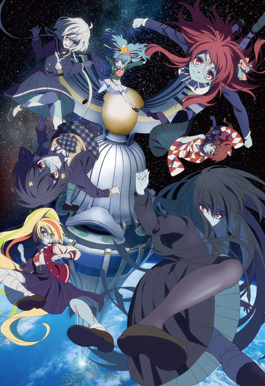 konno junko, minamoto sakura, mizuno ai, nikaidou saki, hoshikawa lily, and 2 more (zombie land saga)