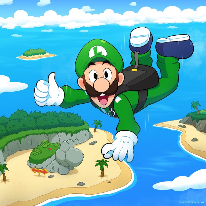 mario and luigi (mario and 1 more) drawn by vinny_(dingitydingus)