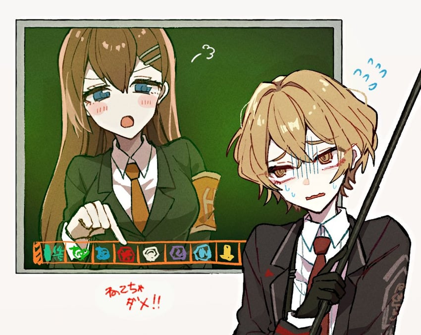 sinclair and hod (project moon and 2 more) drawn by yono_neie