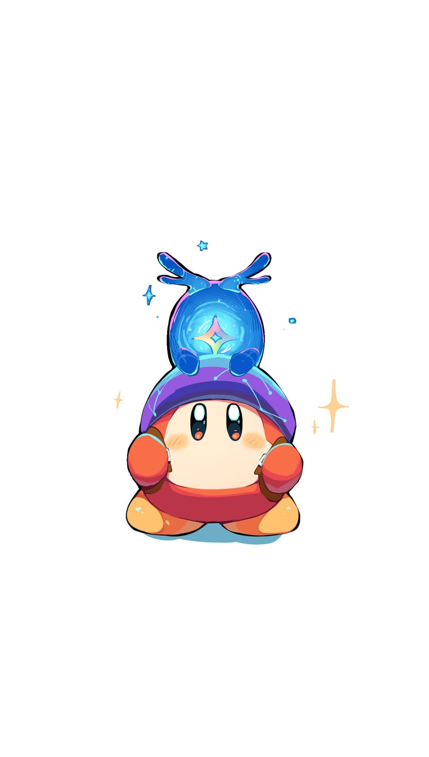 waddle dee and starry (kirby and 2 more) drawn by mikanbananala