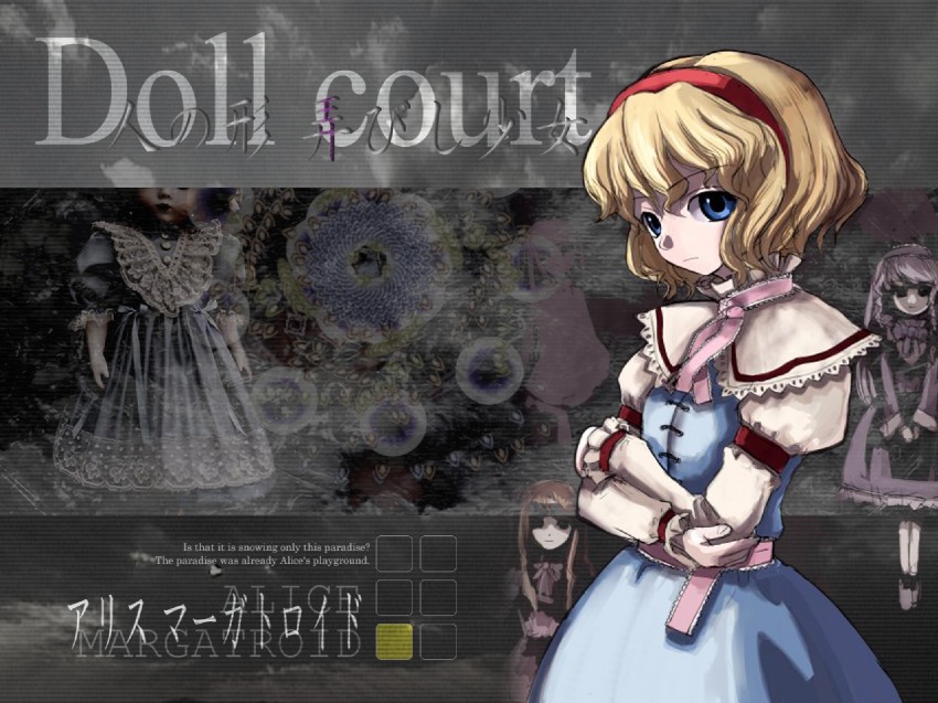 alice margatroid, shanghai doll, and hourai doll (touhou) drawn by hirosato