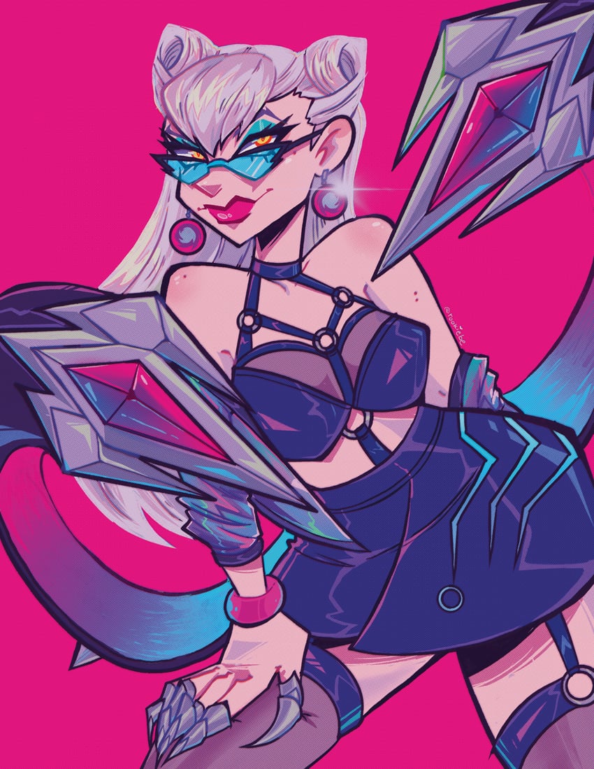 evelynn and k/da all out evelynn (league of legends) drawn by rookiebe
