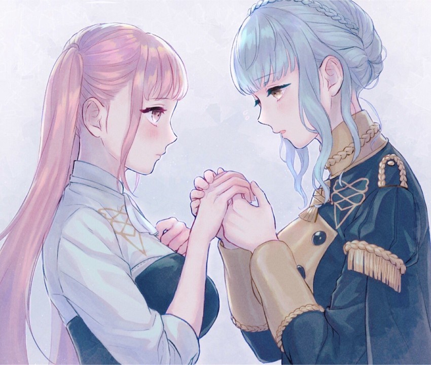 hilda valentine goneril and marianne von edmund (fire emblem and 1 more) drawn by n2ewu