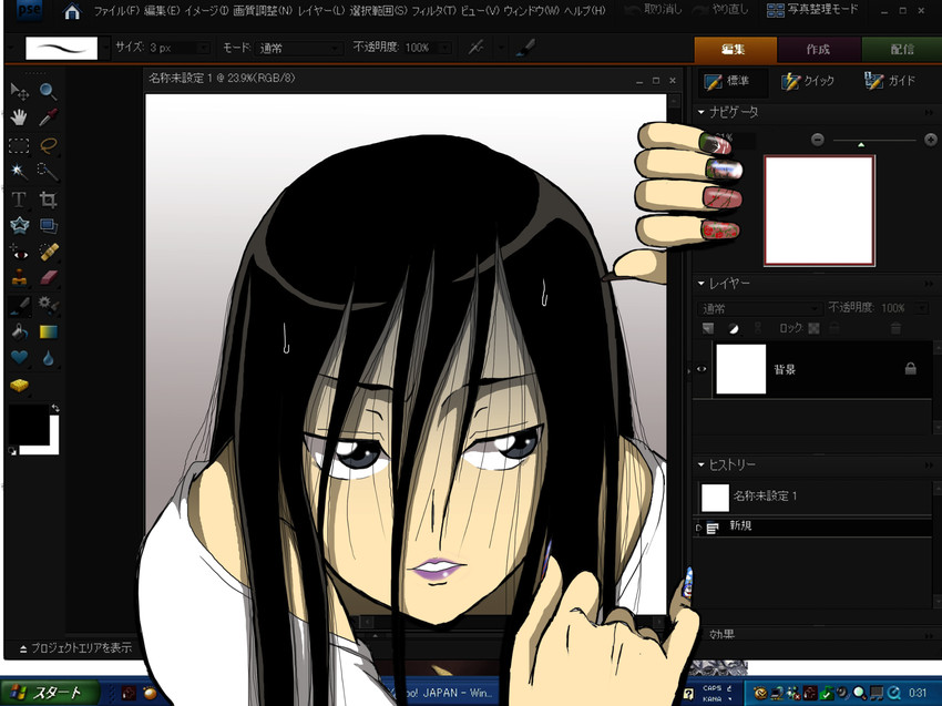 yamamura sadako (microsoft windows and 2 more) drawn by takaya_n