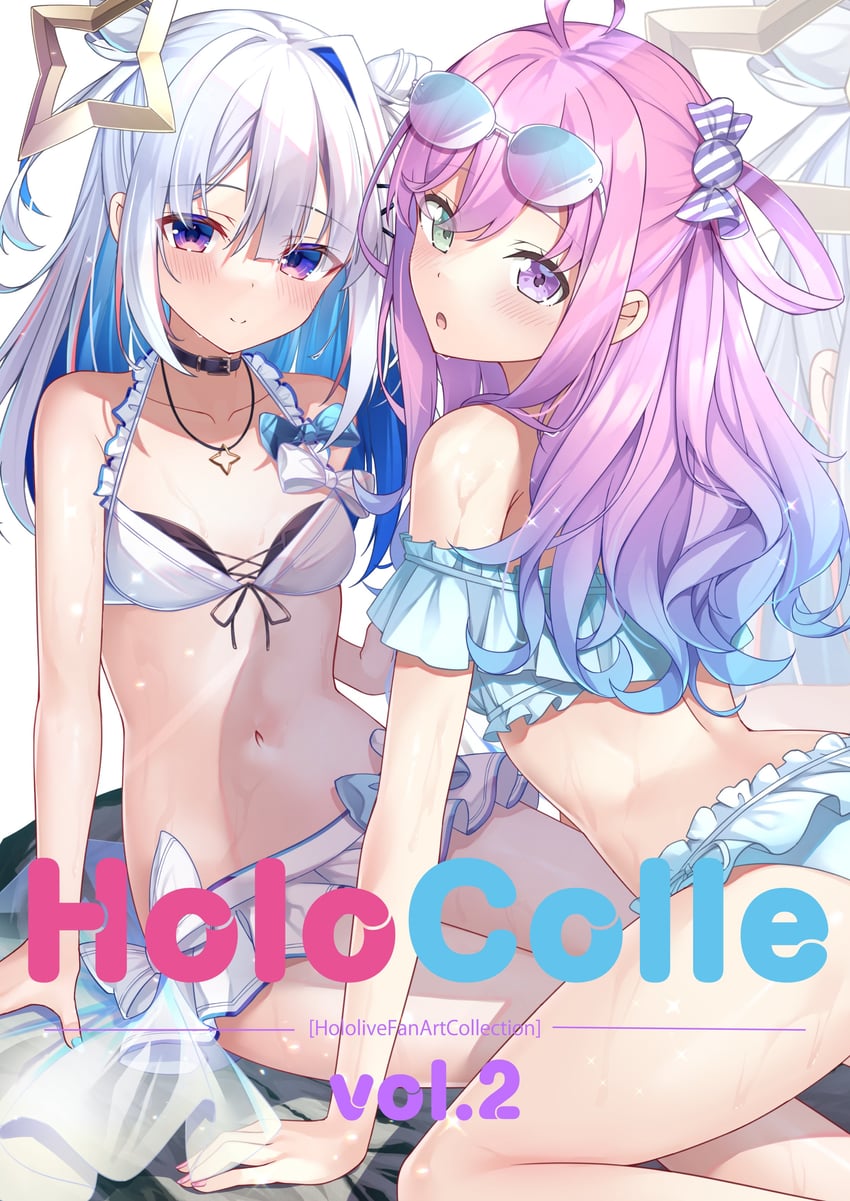 amane kanata and himemori luna (hololive) drawn by shimo_(shimo332215)