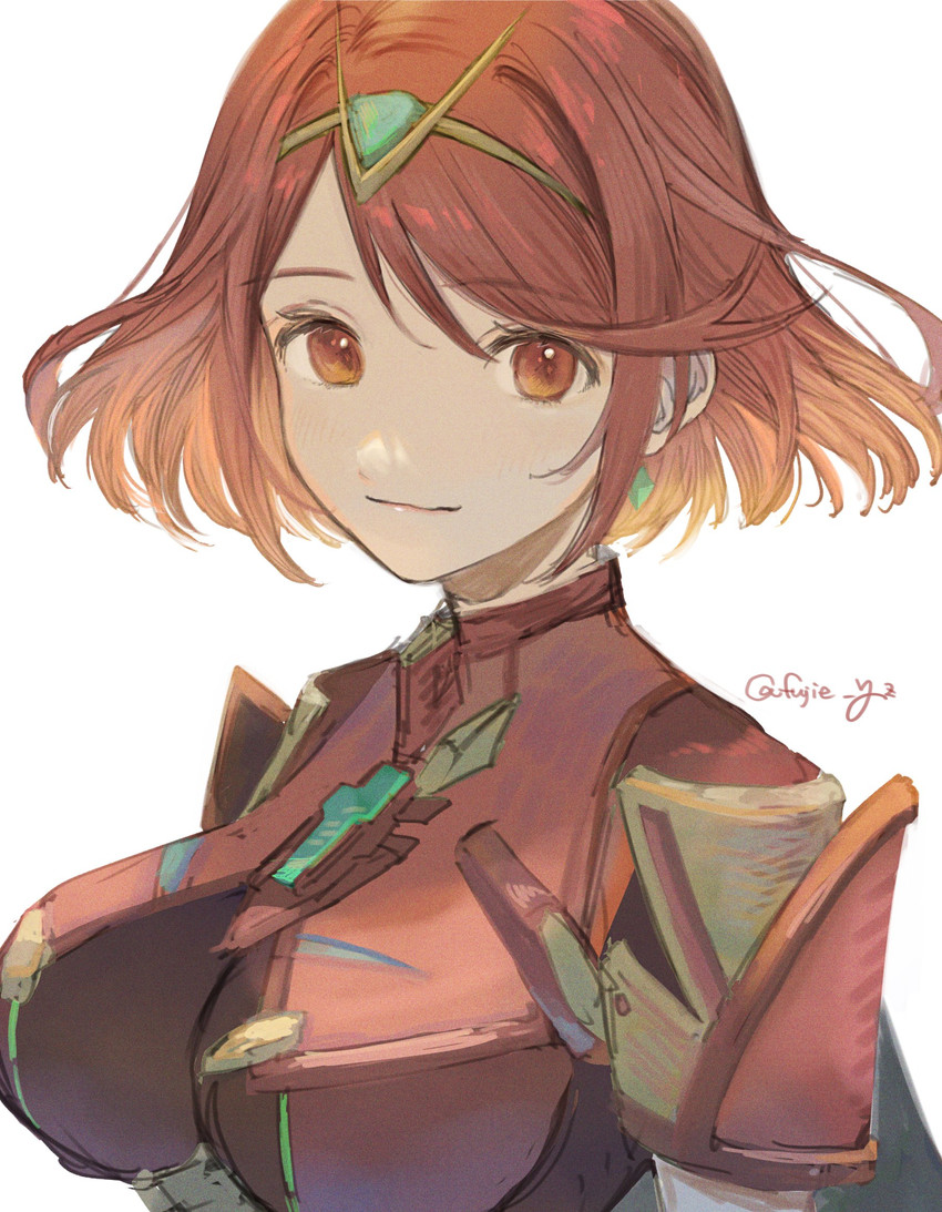 pyra (xenoblade chronicles and 1 more) drawn by fujie-yz