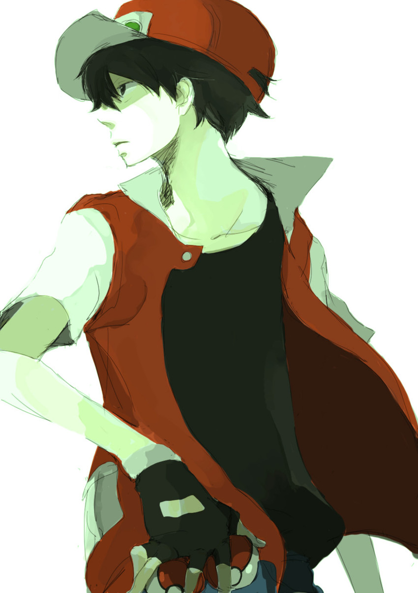 red and pixiv red (pokemon and 1 more) drawn by tsu_da