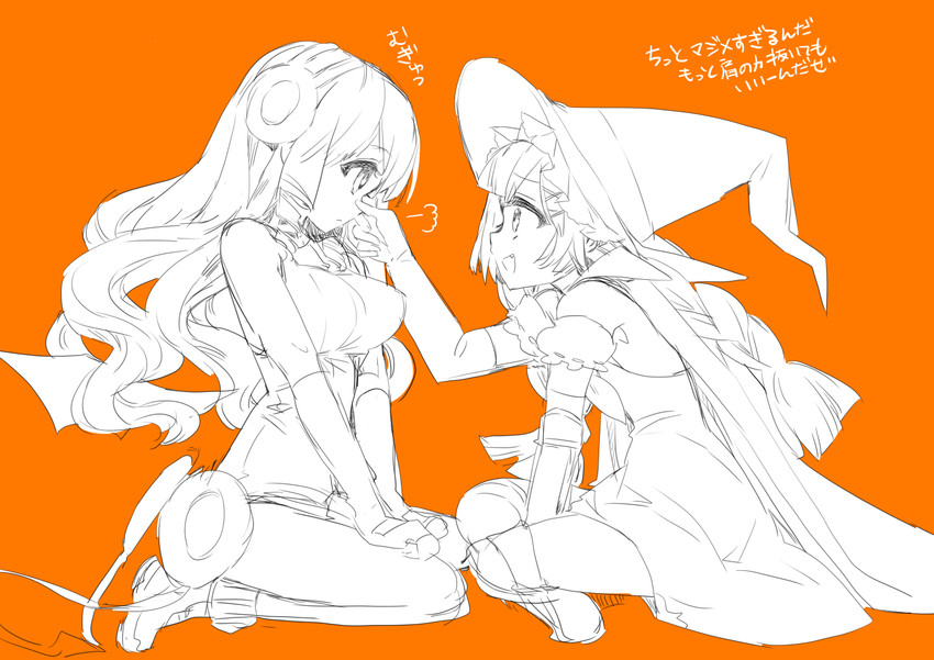 swim swim and top speed (mahou shoujo ikusei keikaku and 1 more) drawn by edoya_pochi