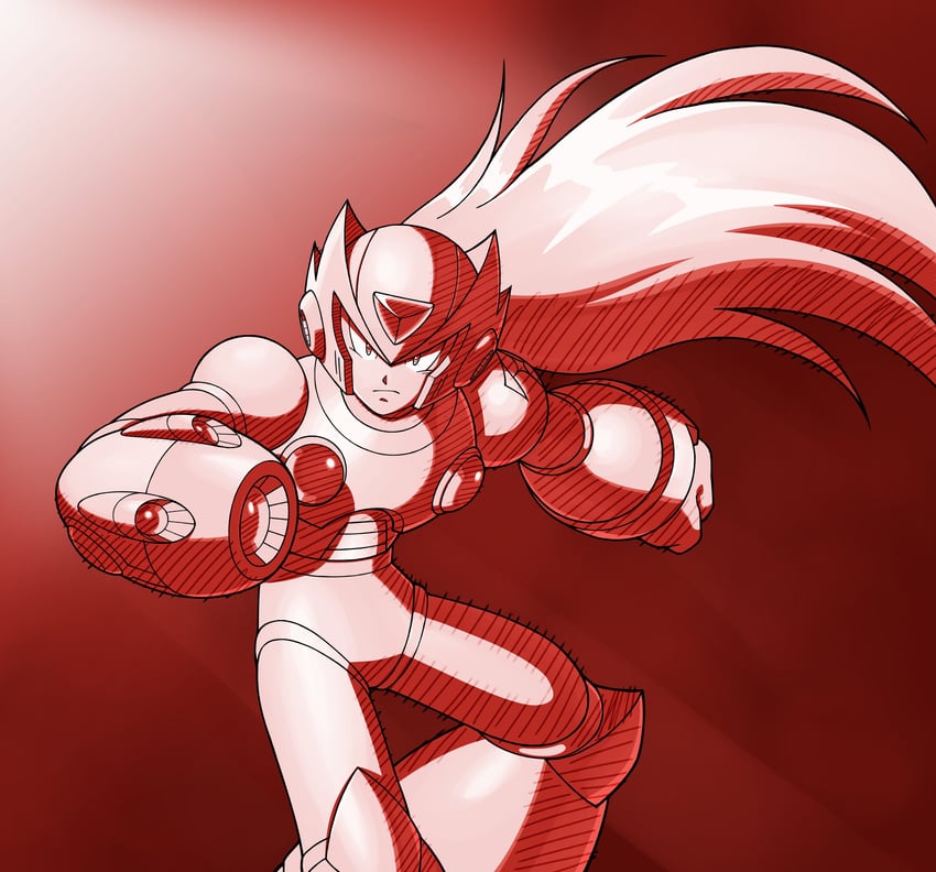zero (mega man and 2 more) drawn by diegodoodles