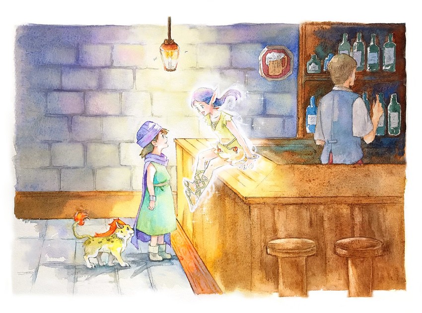hero, borongo, and bella (dragon quest and 1 more) drawn by nori_lilt