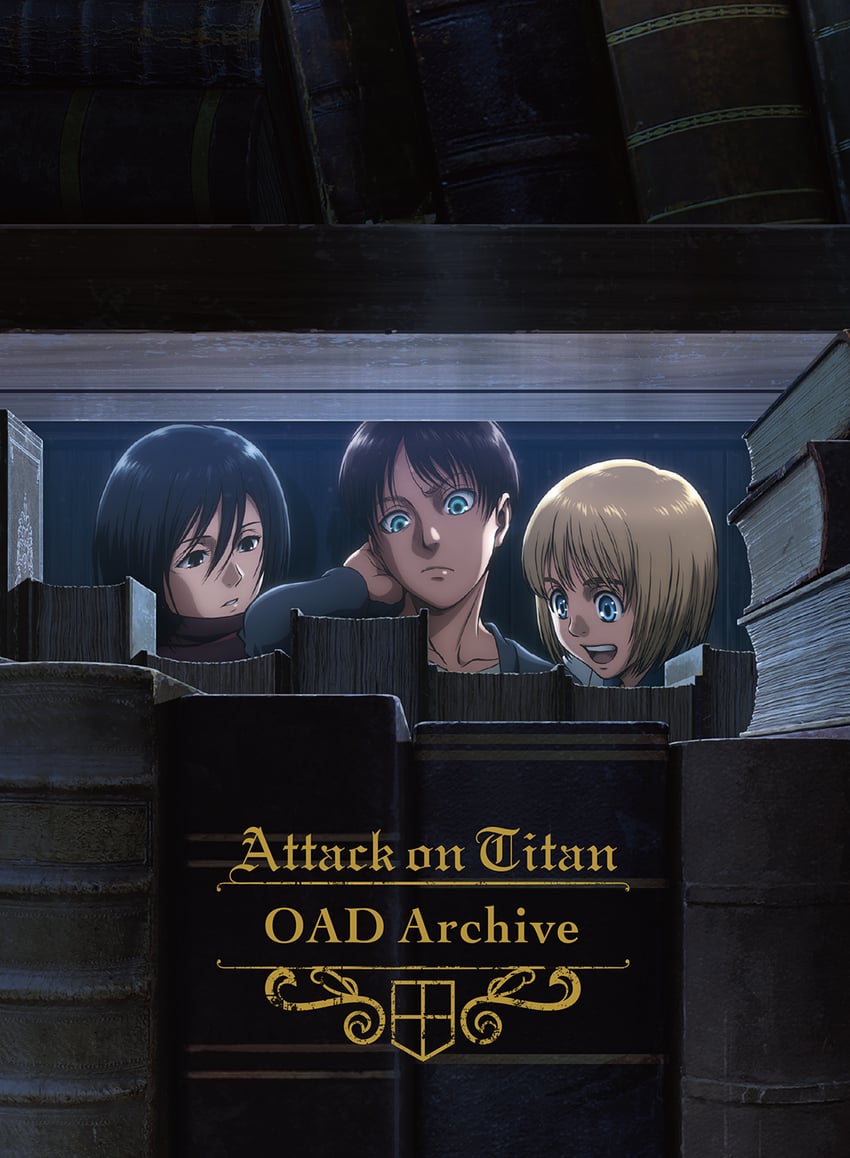mikasa ackerman, eren yeager, and armin arlert (shingeki no kyojin)