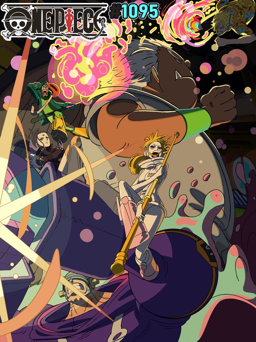 nami, nico robin, sanji, usopp, franky, and 1 more (one piece and 1 more) drawn by grandguerrilla