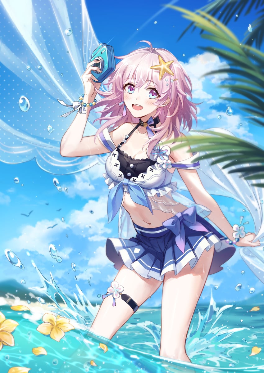 march 7th (honkai and 1 more) drawn by kongzao