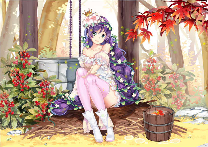 tojo nozomi (love live! and 2 more) drawn by duzie_e