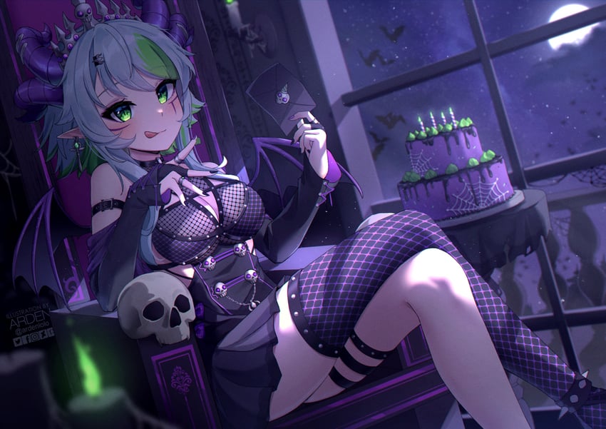 apricot the lich (vshojo) drawn by ardenlolo