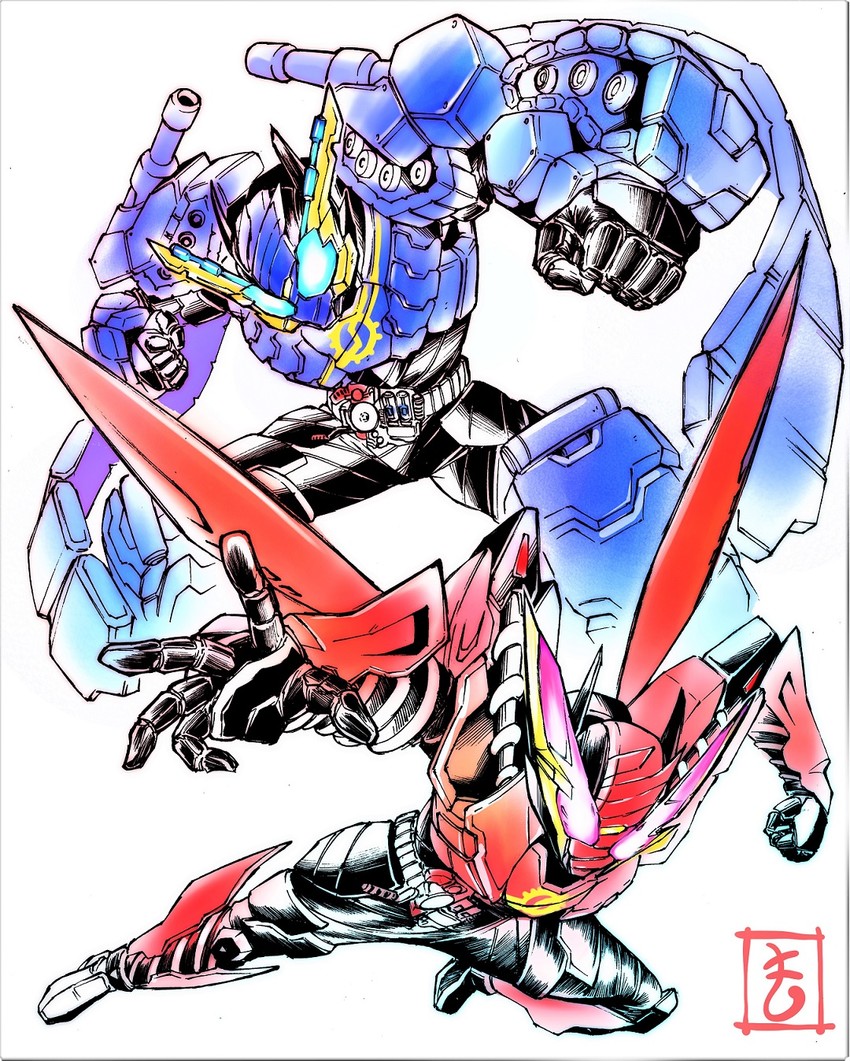 kamen rider build (kamen rider and 1 more) drawn by matutoya