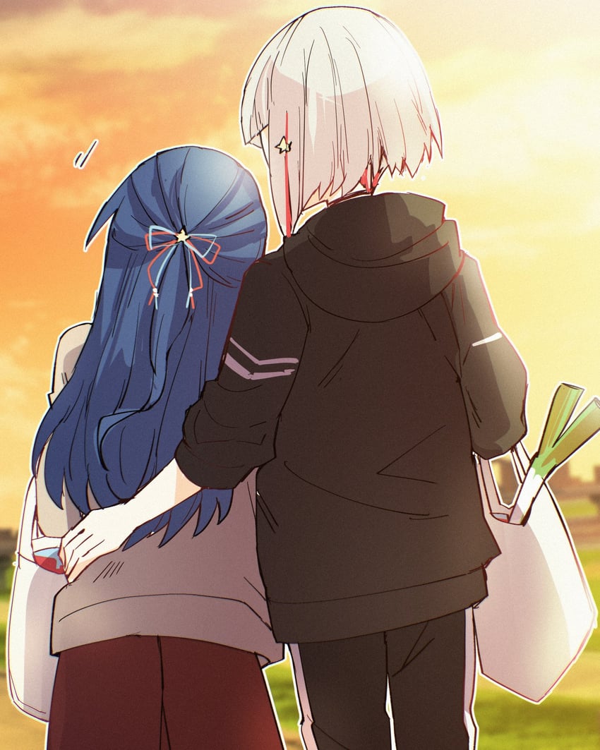 murano sayaka and yugiri tsuzuri (love live! and 1 more) drawn by kanduki_kamibukuro