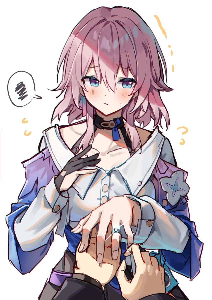 march 7th (honkai and 1 more) drawn by cahangonn