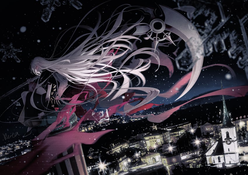 mori calliope (hololive and 1 more) drawn by hoshizaki_reita