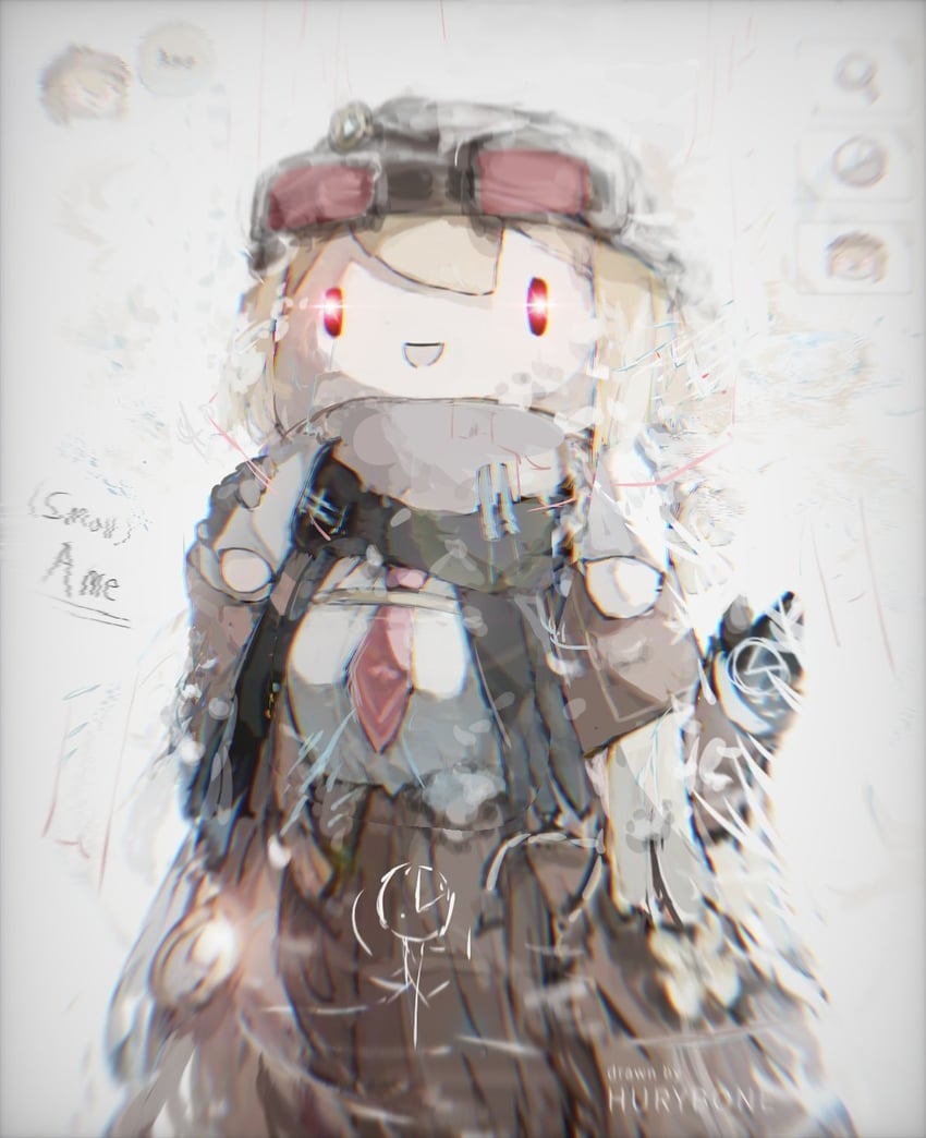 watson amelia and smol ame (hololive and 1 more) drawn by hurybone